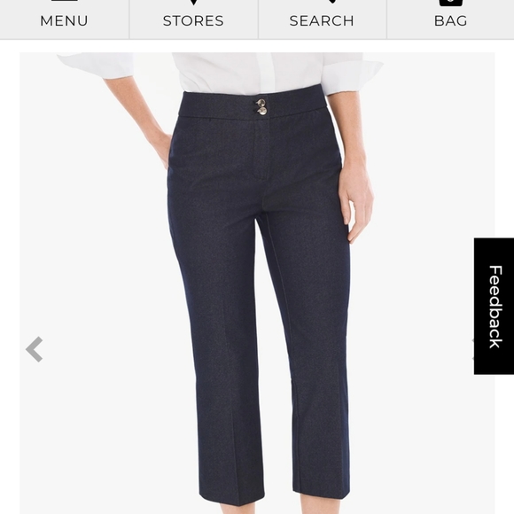 Chico's Black Secret Stretch Straight Leg Pants - Picture 5 of 7